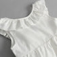 Plush Girls Dress - A-line, Sleeveless, Bow-Front Detail, Cotton-Polyester, Casual Summer Wear