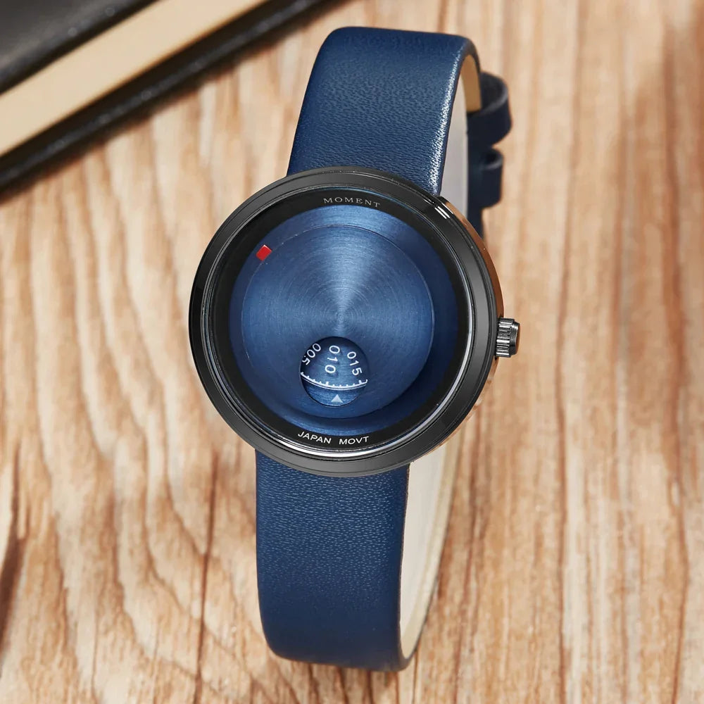 Quartz Watch Minimalist Leather Strap Couple Watch Kit Fall 2025 Water-Resistant Japanese Movement Gift