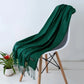 Cozy Warm Women Scarf - Long Fringe, Cashmere, Winter