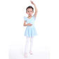 Plush girls ballet leotard with tutu - chiffon skirt, stretch fabric, for dance class