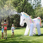 Unicorn Inflatable PVC Giant Water Spray Pool Float Kids Summer 2025 Backyard Party Splash Toy