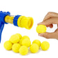 Foam Ball Gun Kids Air Powered Plush Bullet Shooter Toy Desktop Indoor Outdoor Fall 2025 Safe EVA Play