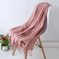 Cozy Warm Women Scarf - Long Fringe, Cashmere, Winter