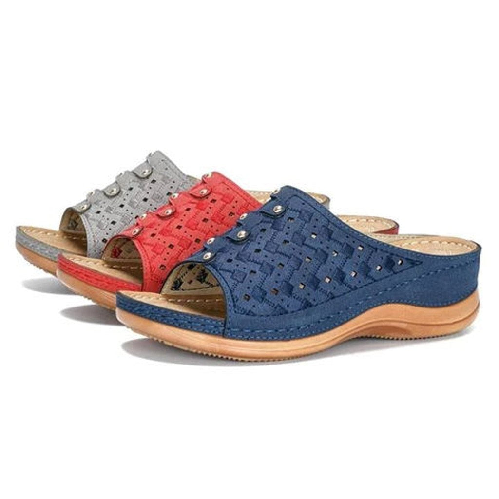 Orthopedic Summer Sandals for Women with Elevated Insole and Breathable Open Toe Design for Ultimate Comfort-1