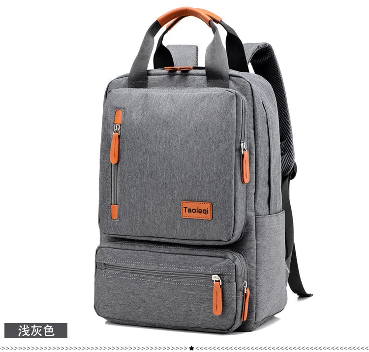 Laptop Canvas Backpack 20-35L Large Capacity Rucksack Travel School Bag Back To School 2025 Organized Water Resistant