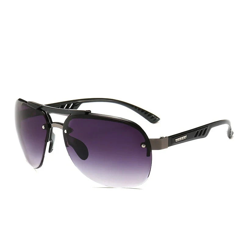 Fashion 2025 Vintage Metal Pilot Sunglasses for Men Women Driving Eyewear
