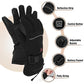 Gloves Heated Battery Heated Winter Gloves 8 Hour Warmth