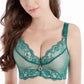 women's Flattering lace push-up bra - underwire 3/4 cup, nylon blend, everyday lingerie