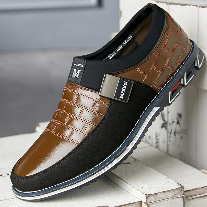 Breathable Leather Men's Shoes with Orthopedic Support, Soft Insole, and Versatile Design for All Occasions-6