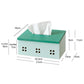 Tissue Box Wooden Scandinavian Napkin Holder Box Fall 2025 Kitchen Dining Organizer Eco Friendly Rustic Gift