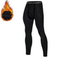 Men's Thermal Fleece Compression Undershirts for Winter Sports - Light, Moisture-Wicking Fitness Gear