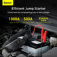 Jump Car Starter 1000A Emergency Booster Power Bank 12V Road Trip Ready For Emergencies