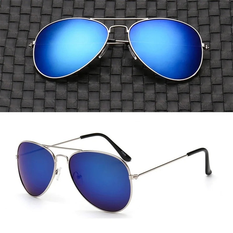 Double 2025 Bridge Aviation Sunglasses for Women - UV400 Alloy Frame Mirror Glasses