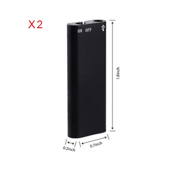 Voice Recorder Ultra Thin Mini Digital Dictaphone Travel-Friendly