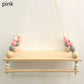 Wooden Wall Shelf With Clothes Rack Scandinavian Hanging Shelf Kids Room Fall 2025 Rope Storage Organizer