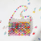 Bag Beaded Heart Bead Mini Shoulder Bag Handwoven Jelly Colorful Purse Summer 2025 Trendy Gift Accessory