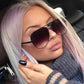 Aviation Vintage Sunglasses for Women - Designer Retro Shades, Gradient Mirror Fashion