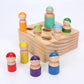 Rainbow Wooden Blocks Montessori Stacking Toys Wood Building Blocks Back to School 2025 Educational STEM Gift