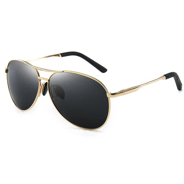 Metal Aviation Frame Color Changing Sunglasses for Men, Pilot Day Night Vision Driving