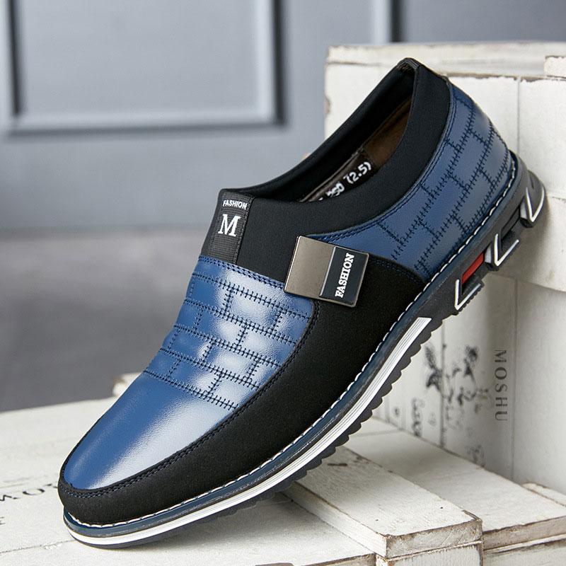 Variant image for Breathable Leather Men's Shoes with Orthopedic Support, Soft Insole, and Versatile Design for All Occasions-19