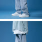 Plush Relaxed Men's Jeans - Baggy Tapered, Denim, Regular
