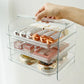 3 Layers Cosmetic Storage Box - Dustproof Makeup Organizer for Jewelry, Skin Maintenance, Desktop