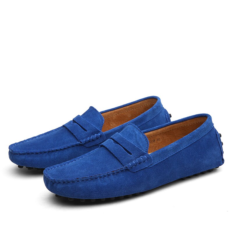 Variant image for Men's Suede Loafers - Comfortable Casual Penny Loafers for Versatile Outfits in Black and More-51