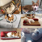 Dog Bed Coral Fleece L Shaped Sofa Bed Fall 2025 Water-Resistant Bolster Cushion Machine Washable Cozy Support