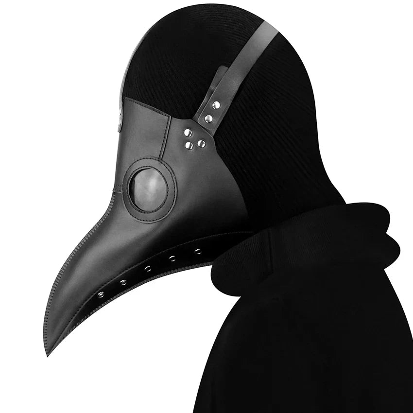 Plague2025 Edition Doctor PU Leather Mask Steampunk Halloween