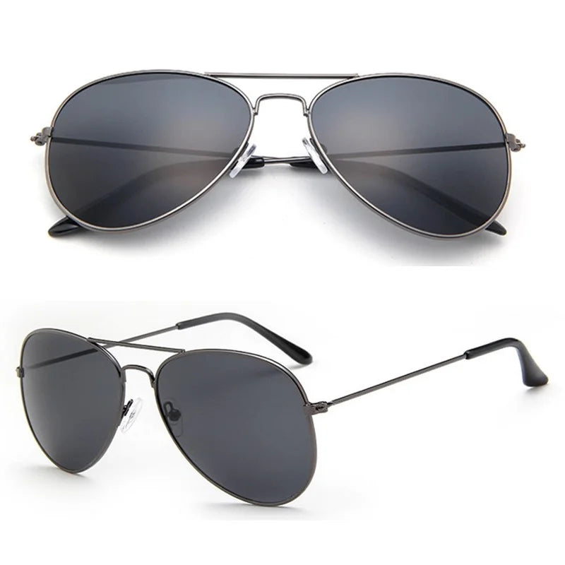 Double 2025 Bridge Aviation Sunglasses for Women - UV400 Alloy Frame Mirror Glasses