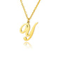 Gold Personalized Initial Necklace - Elegant Minimalist Gift for Women, Weddings & Anniversaries