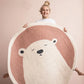 Kids Play Mat Thickened Round Cartoon Owl Panda Scandinavian Rug Back To School 2025 Cushioned Crawling Mat