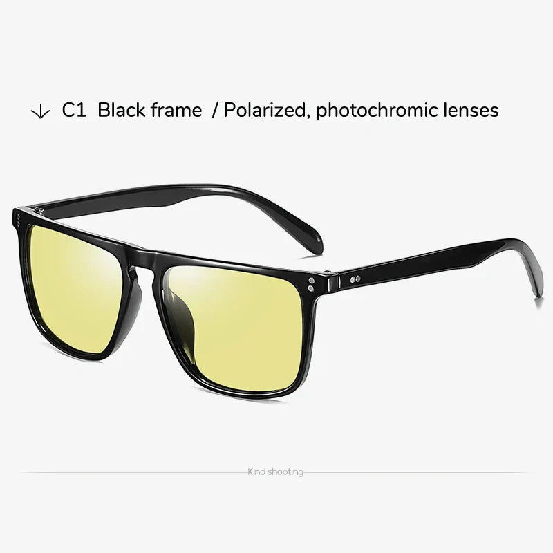 Photochromic Sunglasses Polarized Lenses For Driving Day And Night Comfort Light Frame Fall 2025 Trend