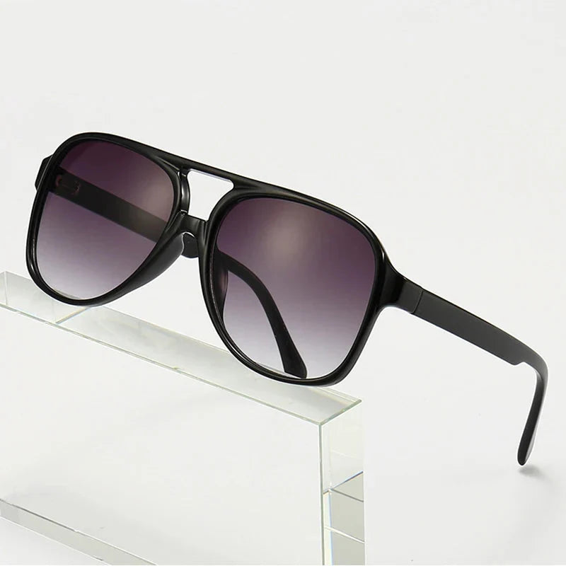 Pilot Retro Sunglasses Unisex Fashion Polarized Shades Gradient Color Outdoor Wear