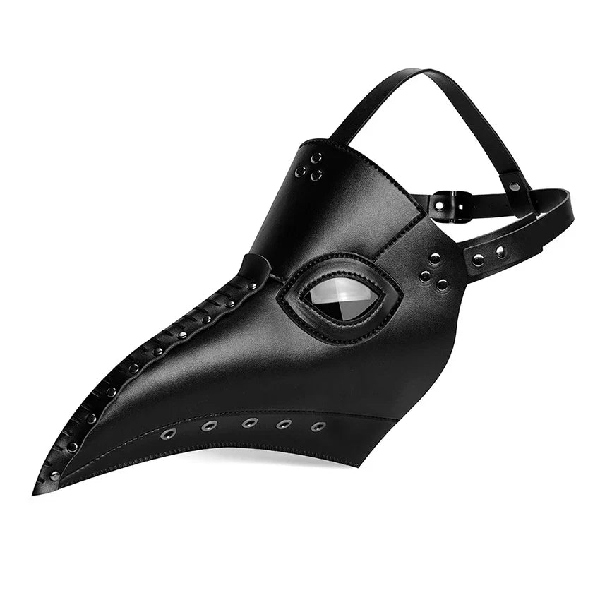 Plague2025 Edition Doctor PU Leather Mask Steampunk Halloween