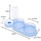 Raised Pet Feeding Station Tilted 3-Bowl Design With 500ML Water Bottle Fall 2025 Comfort-Grip Spine Protection