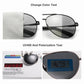 Metal Aviation Frame Color Changing Sunglasses for Men, Pilot Day Night Vision Driving
