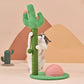 Tree Cat Cactus Style Sisal Tower Three Tier Scratching Post Cat Condo Fall 2025 Cozy Perches Gift