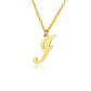 Gold Personalized Initial Necklace - Elegant Minimalist Gift for Women, Weddings & Anniversaries