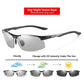 Sunglasses Photochromic Polarized UV400 Rimless Driving Glasses, Day Night Vision, Light Frame VT2173