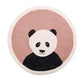Kids Play Mat Thickened Round Cartoon Owl Panda Scandinavian Rug Back To School 2025 Cushioned Crawling Mat