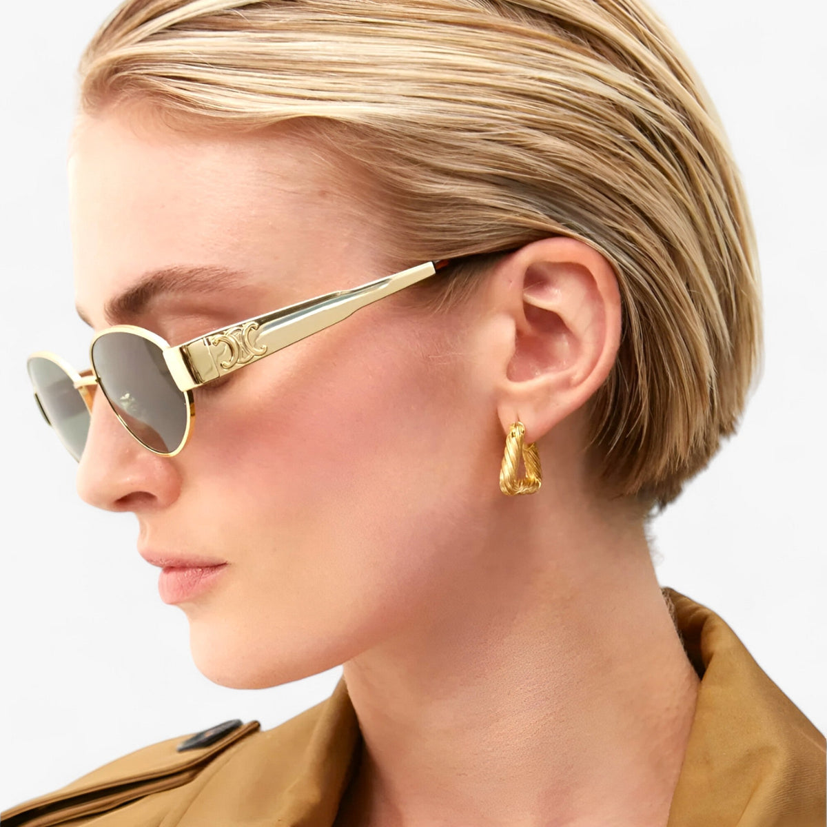 Hochwertige Damen Sonnenbrille – stilvoller Acetatrahmen, UV400 Schutz, für Freizeit 1