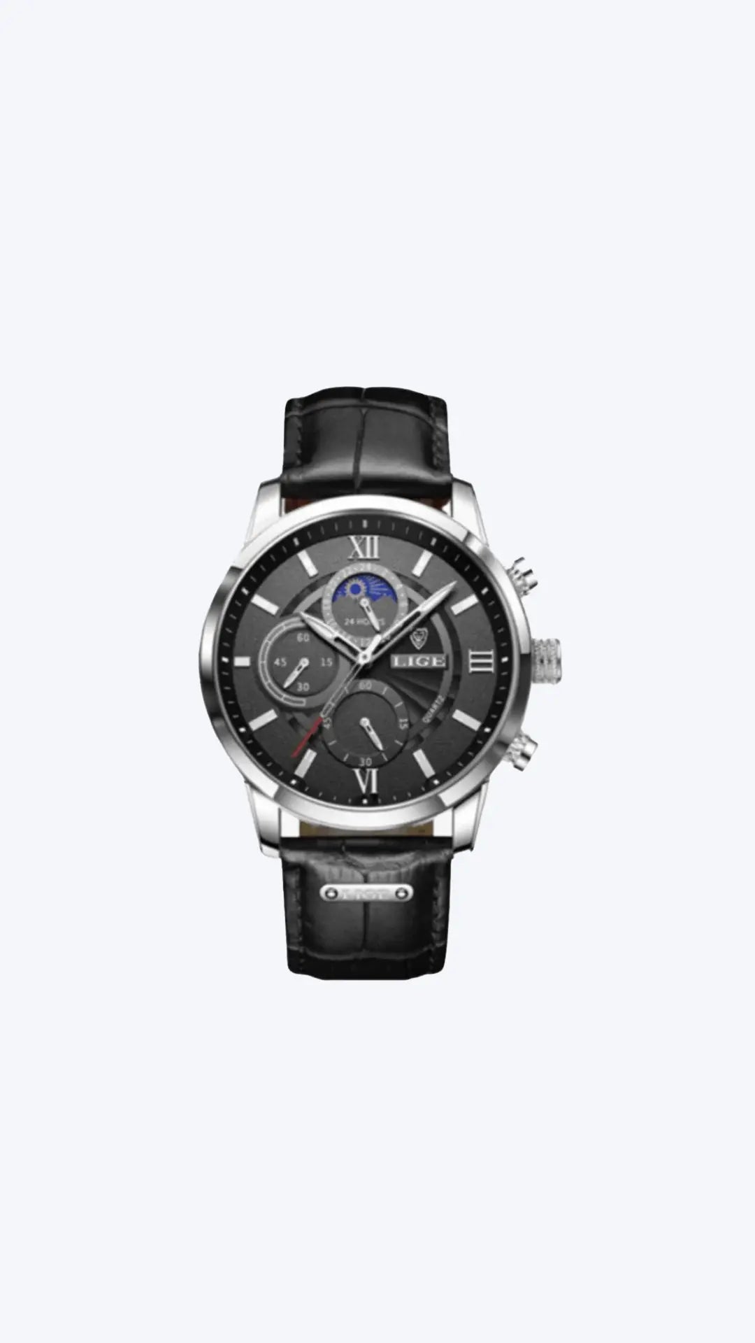 Hochwertige Herren-Armbanduhr – elegantes Design, Edelstahl, für besondere Anlässe 2