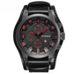 Hochwertige Herren Chronograph Armbanduhr – klassisches Design, echtes Leder, für Business und elegante Anlässe 6