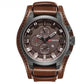 Hochwertige Herren Chronograph Uhr – elegantes Lederarmband, Quarz, für jeden Anlass 3