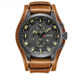 Hochwertige Herren Chronograph Uhr – elegantes Lederarmband, Quarz, für jeden Anlass 5
