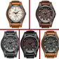 Hochwertige Herren Chronograph Uhr – elegantes Lederarmband, Quarz, für jeden Anlass 8