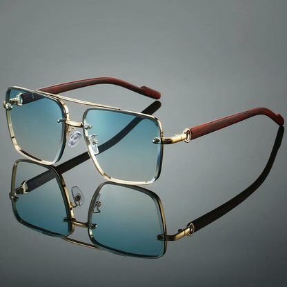 Hochwertige Herren Sonnenbrille – klassische Pilotenform, langlebige Materialien, für jeden Anlass 0