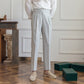 Stylish Loop Detail Pants for Modern Silhouette, Comfortable Fit, Versatile for Casual and Semi-Formal Wear-2
