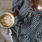 Striped Puff Sleeve Women's Top - Elegant Casual Blouse for Women, Comfortable Fit and Versatile Design-5